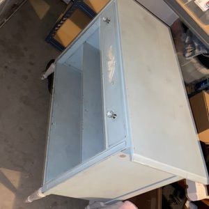 Blue shelf that can be used for anything